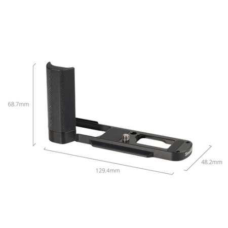 SmallRig 5700 - montażowa płytka L-kształtna z silikonowym uchwytem do Panasonic Lumix L10 - wymiary